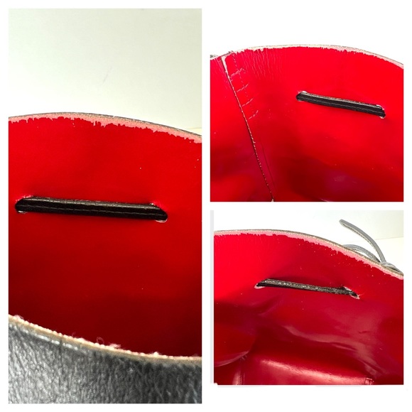 ♦️SOLD♦️MANSUR GAVRIEL Fllamma Black Structured Leather Shoulder Bag Tote Bucket - Picture 16 of 16